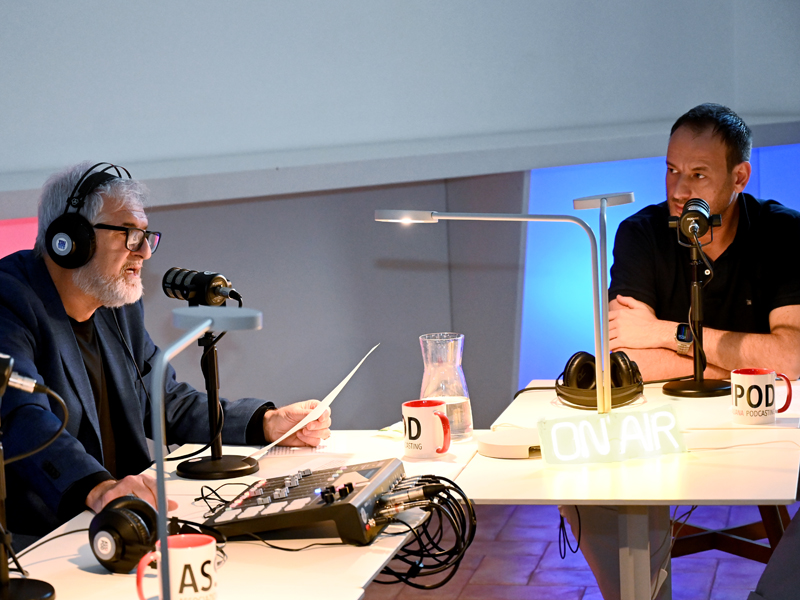 Alex Poli e Matteo Mattiacci al Festival del Podcasting 2023