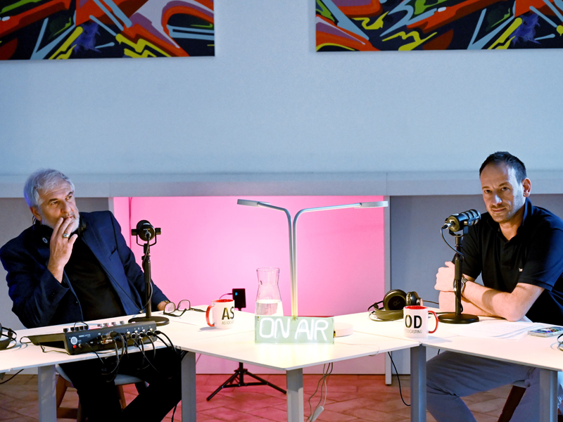 Alex Poli e Matteo Mattiacci al Festival del Podcasting 2023