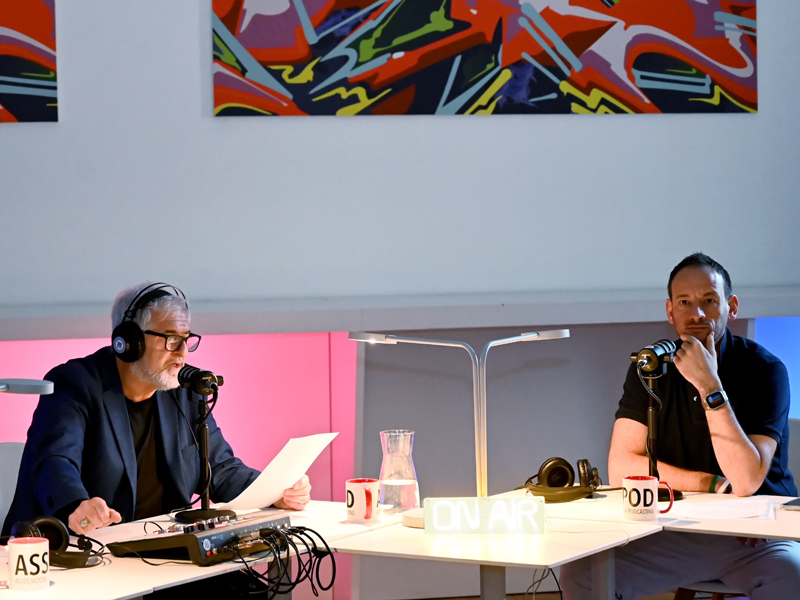 Alex Poli e Matteo Mattiacci al Festival del Podcasting 2023